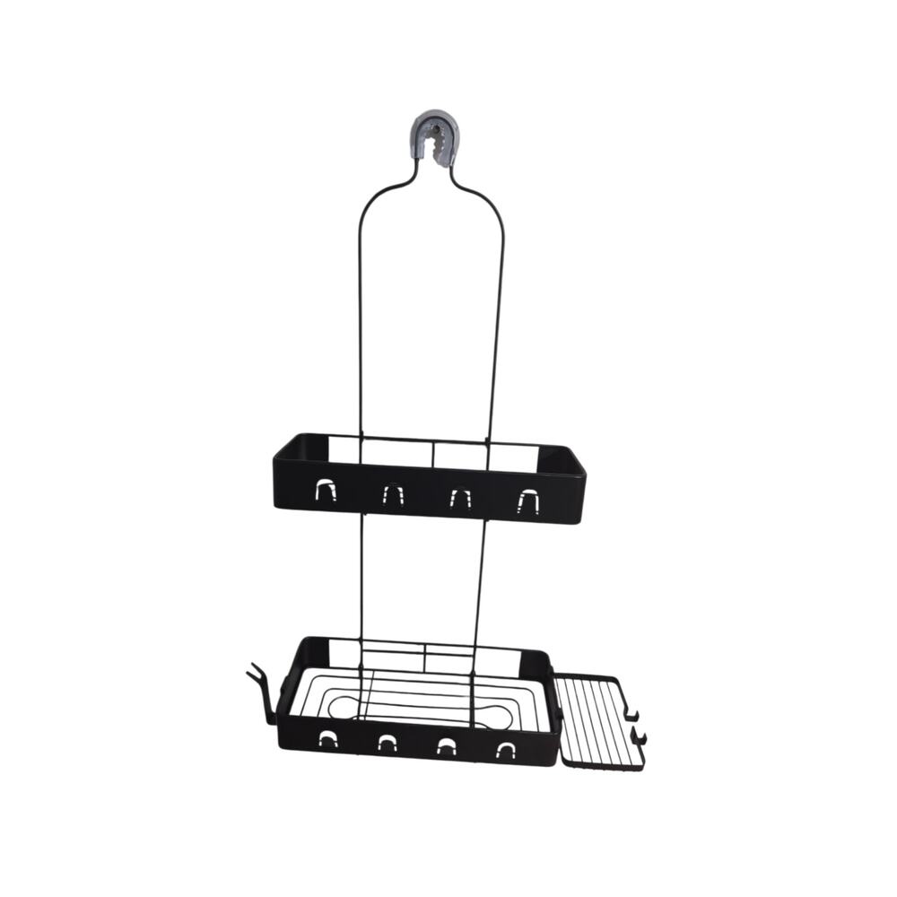 AQ Hanging Shower Caddy, Extra Wide Bathroom with Multi-Functional Hooks